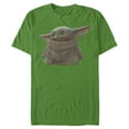 thumbnail image 1 of Men's Star Wars: The Mandalorian The Child Portrait  Graphic Tee Kelly Green Medium, 1 of 4