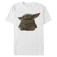 thumbnail image 1 of Men's Star Wars: The Mandalorian The Child Portrait  Graphic Tee White X Large, 1 of 4