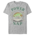 thumbnail image 1 of Men's Star Wars: The Mandalorian The Child Power Nap Bassinet Graphic Tee Athletic Heather 3X Large, 1 of 4