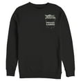 thumbnail image 1 of Men's Star Wars: The Mandalorian The Child Precious Cargo Pocket  Sweatshirt Black 3X Large, 1 of 3