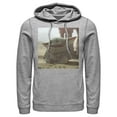 thumbnail image 1 of Men's Star Wars: The Mandalorian The Child Square Frame  Pull Over Hoodie Athletic Heather 2X Large, 1 of 3