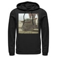 thumbnail image 1 of Men's Star Wars: The Mandalorian The Child Square Frame Pull Over Hoodie Black Large, 1 of 4