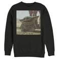thumbnail image 1 of Men's Star Wars: The Mandalorian The Child Square Frame  Sweatshirt Black X Large, 1 of 3
