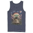 thumbnail image 1 of Men's Star Wars: The Mandalorian The Child Starry Night Tank Top Navy Blue Small, 1 of 4