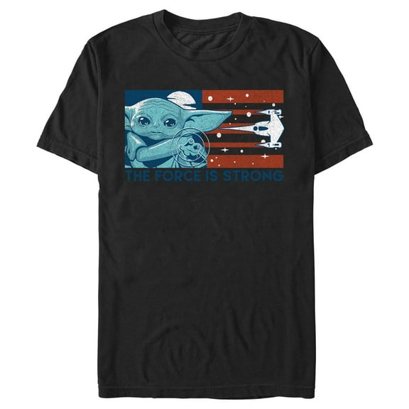 Men's Star Wars: The Mandalorian The Child The Force Is Strong Graphic T-Shirt