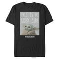 thumbnail image 1 of Men's Star Wars: The Mandalorian The Child This Is My Good Side Graphic Tee Black Medium, 1 of 4