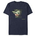 thumbnail image 1 of Men's Star Wars: The Mandalorian The Child Unknown Species  Graphic Tee Navy Blue 2X Large, 1 of 4