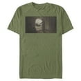 thumbnail image 1 of Men's Star Wars: The Mandalorian The Child and Bounty Hunter Letterbox Simple  Graphic Tee Military Green Small, 1 of 3