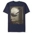 thumbnail image 1 of Men's Star Wars: The Mandalorian The Child and Bounty Hunter Portrait Scene  Graphic Tee Navy Blue 3X Large, 1 of 4