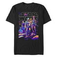 thumbnail image 1 of Men's Star Wars: The Mandalorian The Mandalorian Paint Swirl Character Pose Graphic Tee Black 4X Big Tall, 1 of 3