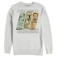 thumbnail image 1 of Men's Star Wars: The Mandalorian The Partnership Sweatshirt White 2X Large, 1 of 4