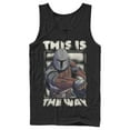 thumbnail image 1 of Men's Star Wars: The Mandalorian This Is The Way Mando  Tank Top Black Medium, 1 of 4