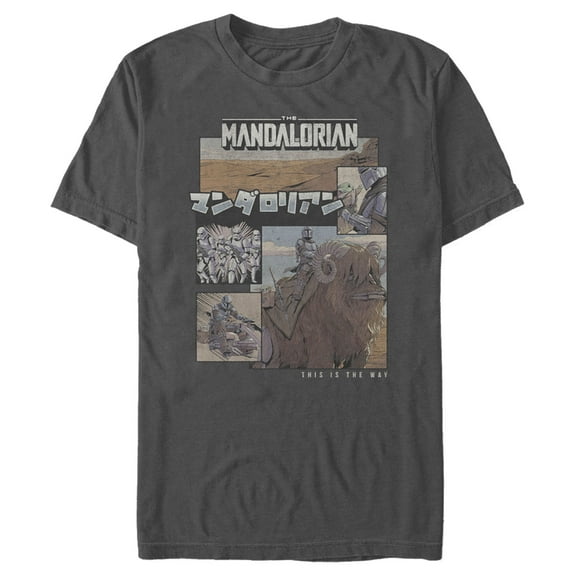 Men's Star Wars: The Mandalorian This Is the Way  Graphic Tee Charcoal Small