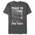 thumbnail image 1 of Men's Star Wars: The Mandalorian This is the Way Graphic Tee Charcoal Heather Medium, 1 of 5