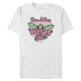 thumbnail image 1 of Men's Star Wars: The Mandalorian Valentine's Day The Child Be Mine Sketch  Graphic Tee White 2X Large, 1 of 5