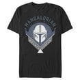 thumbnail image 1 of Men's Star Wars: The Mandalorian Warrior Emblem  Graphic Tee Black Medium, 1 of 4