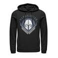 thumbnail image 1 of Men's Star Wars: The Mandalorian Warrior Emblem Pull Over Hoodie Black 2X Large, 1 of 4