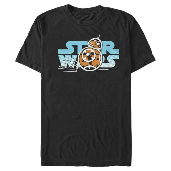 Men's Star Wars: The Rise of Skywalker BB-8 Speed  Graphic Tee Black Large