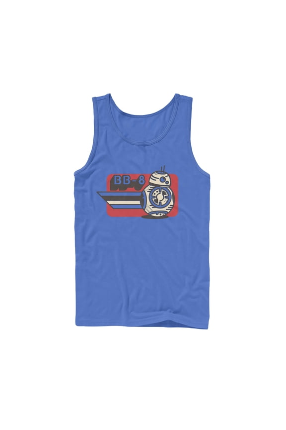 Men's Star Wars: The Rise of Skywalker BB-8 on the Run Tank Top Royal Blue Medium