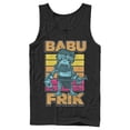 thumbnail image 1 of Men's Star Wars: The Rise of Skywalker Babu Frik Pop Art Portrait  Tank Top Black X Large, 1 of 4