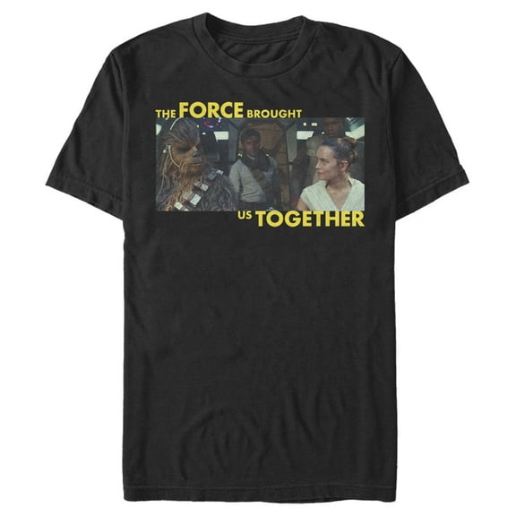 Men's Star Wars: The Rise of Skywalker Brought Us Together  Graphic Tee Black X Large