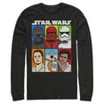 thumbnail image 1 of Men's Star Wars: The Rise of Skywalker Character Grid  Long Sleeve Shirt Black Medium, 1 of 3