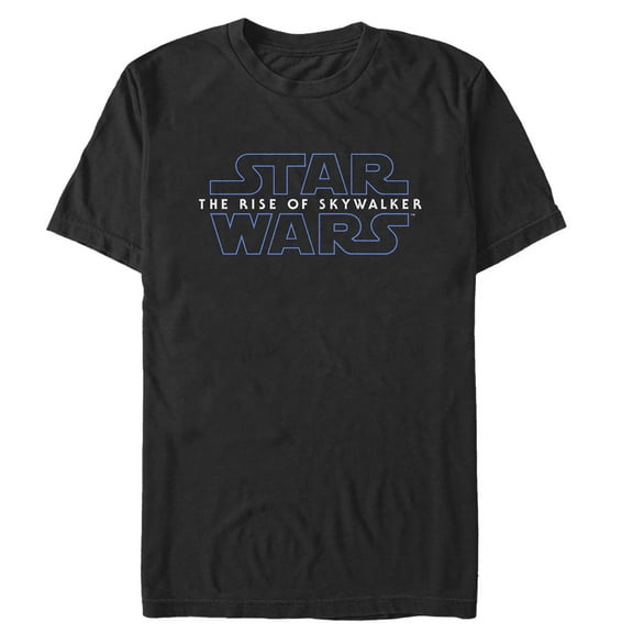 Men's Star Wars: The Rise of Skywalker Classic Logo Graphic Tee Black X Large