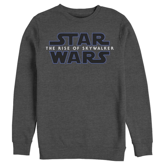 Men's Star Wars: The Rise of Skywalker Classic Logo Sweatshirt Charcoal Heather Small