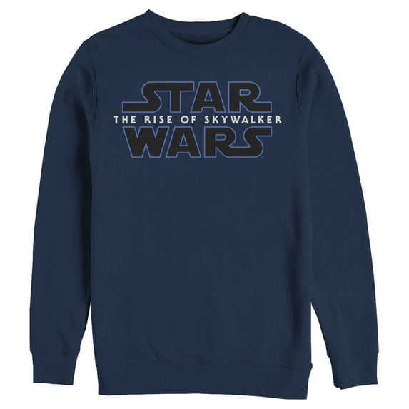 Men's Star Wars: The Rise of Skywalker Classic Logo Sweatshirt Navy Blue 2X Large
