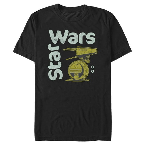 Men's Star Wars: The Rise of Skywalker D-0 Roll Graphic Tee Black X Large