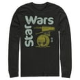 thumbnail image 1 of Men's Star Wars: The Rise of Skywalker D-0 Roll  Long Sleeve Shirt Black 2X Large, 1 of 3