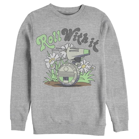 Men's Star Wars: The Rise of Skywalker D-0 Roll With It Sweatshirt Athletic Heather 3X Large