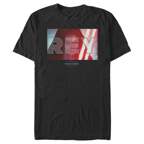 Men's Star Wars: The Rise of Skywalker Dark Rey Frame Graphic Tee Black Large