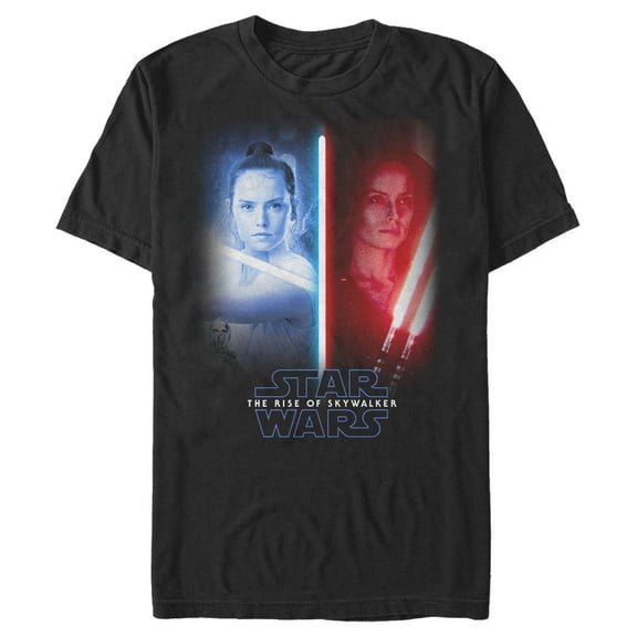 Men's Star Wars: The Rise of Skywalker Dark Rey Split  Graphic Tee Black Large
