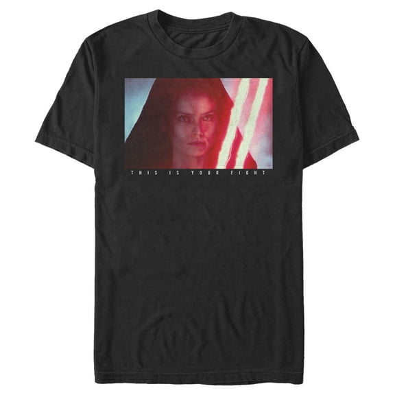 Men's Star Wars: The Rise of Skywalker Dark Rey Your Fight  Graphic Tee Black X Large