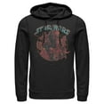thumbnail image 1 of Men's Star Wars: The Rise of Skywalker Dark Side Stars  Pull Over Hoodie Black 3X Large, 1 of 3