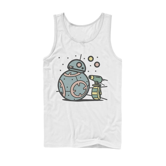 Men's Star Wars: The Rise of Skywalker Droid Cuties  Tank Top White Large