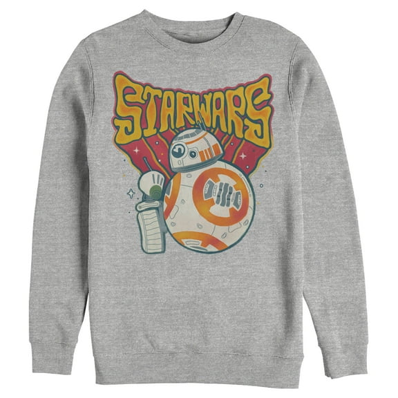 Men's Star Wars: The Rise of Skywalker Droid Duo  Sweatshirt Athletic Heather 3X Large