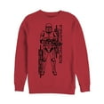 thumbnail image 1 of Men's Star Wars: The Rise of Skywalker First Order Sith Trooper Sweatshirt Red 3X Large, 1 of 3