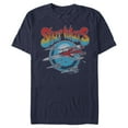 thumbnail image 1 of Men's Star Wars: The Rise of Skywalker Groovy Flight  Graphic Tee Navy Blue Medium, 1 of 4
