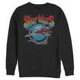 thumbnail image 1 of Men's Star Wars: The Rise of Skywalker Groovy Flight  Sweatshirt Black 2X Large, 1 of 3