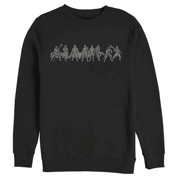 Men's Star Wars: The Rise of Skywalker Knights of Ren Line Sweatshirt Black Large