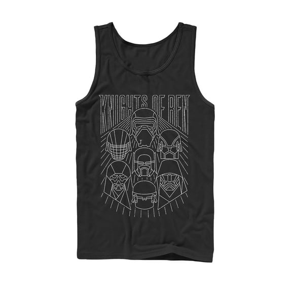 Men's Star Wars: The Rise of Skywalker Knights of Ren Streak  Tank Top Black Medium