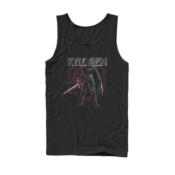 Men's Star Wars: The Rise of Skywalker Kylo Ren Emblem Tank Top Black 2X Large