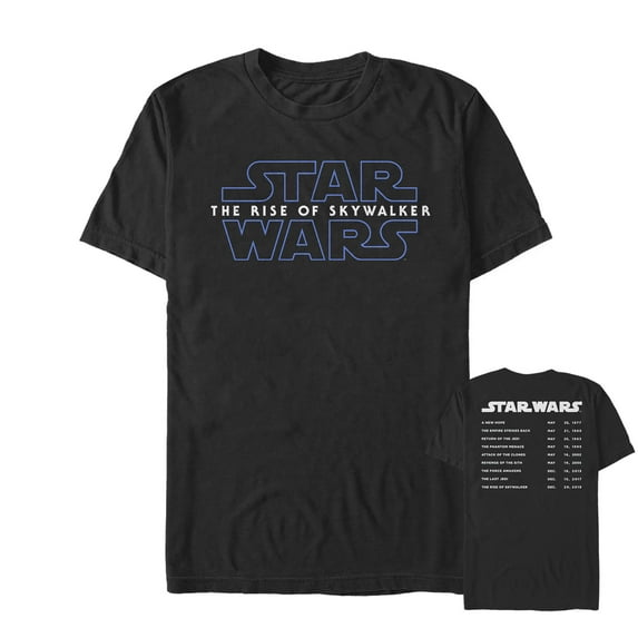 Men's Star Wars: The Rise of Skywalker Movie Premieres Graphic Tee Black 5X Large