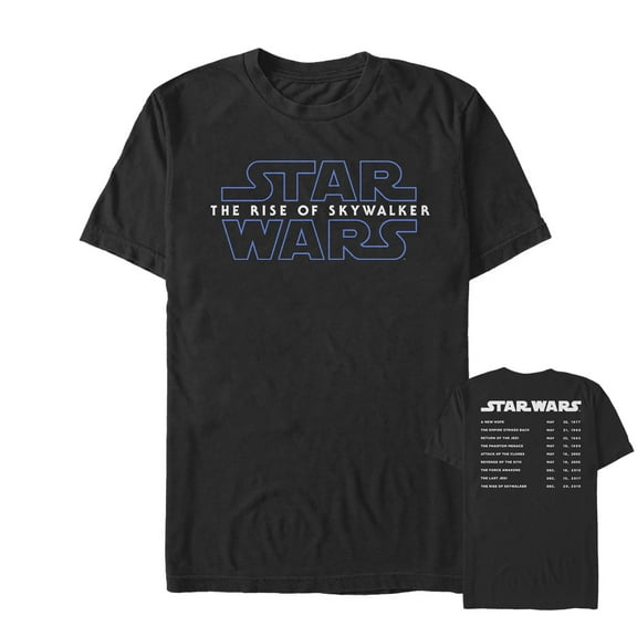 Men's Star Wars: The Rise of Skywalker Movie Premieres  Graphic Tee Black Large