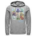 thumbnail image 1 of Men's Star Wars: The Rise of Skywalker Pastel Character Box Pull Over Hoodie Athletic Heather Large, 1 of 3