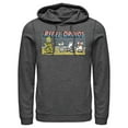 thumbnail image 1 of Men's Star Wars: The Rise of Skywalker Rebel Droids Cartoon  Pull Over Hoodie Charcoal Heather Large, 1 of 3