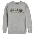 thumbnail image 1 of Men's Star Wars: The Rise of Skywalker Rebel Line Sweatshirt Athletic Heather 2X Large, 1 of 3