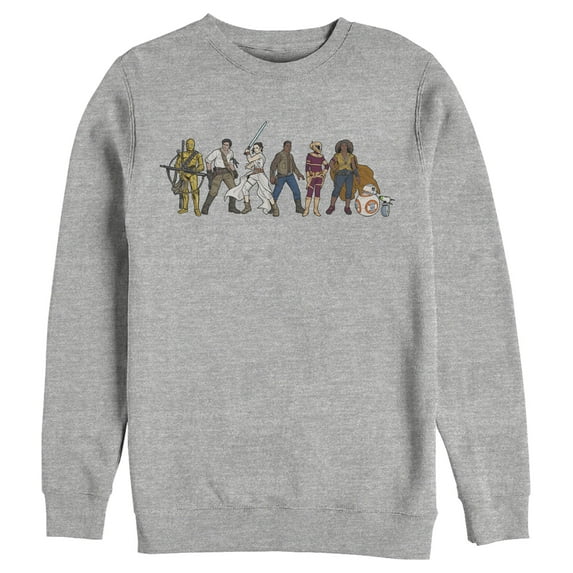 Men's Star Wars: The Rise of Skywalker Rebel Line Sweatshirt Athletic Heather 2X Large